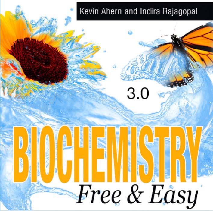 Cover of the Biochemistry Free and Easy textbook.