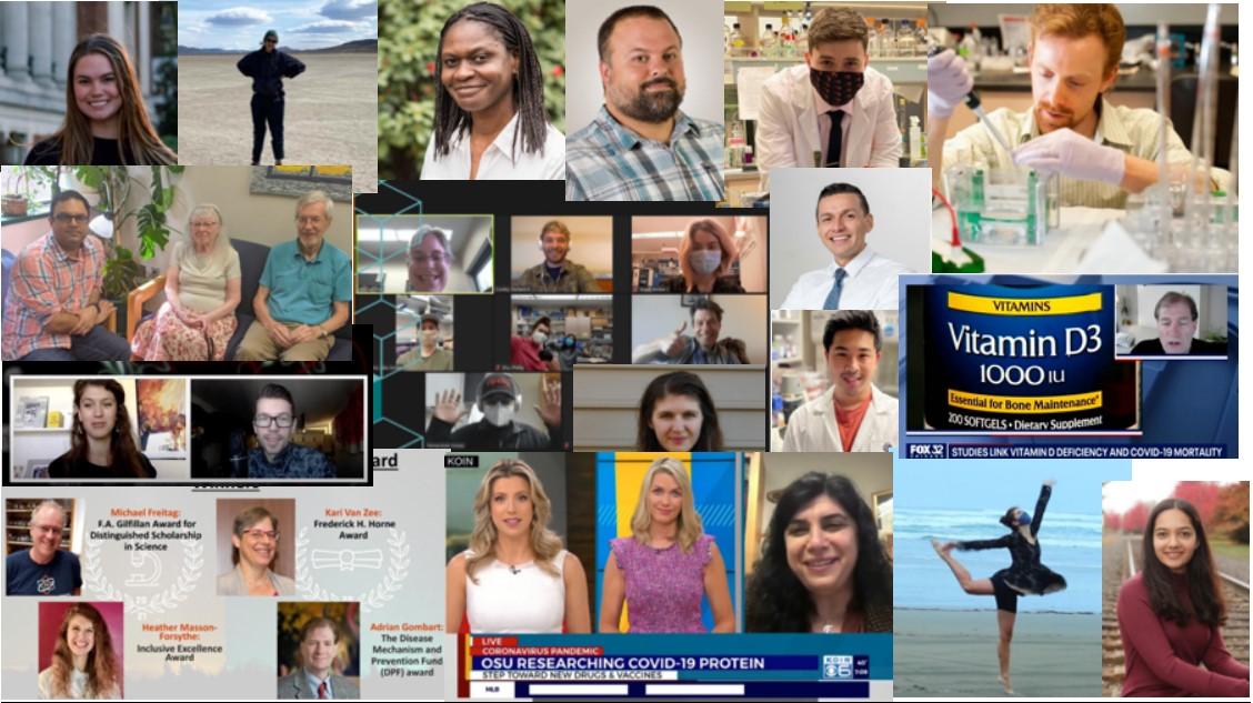 Collage of photos of scientists.