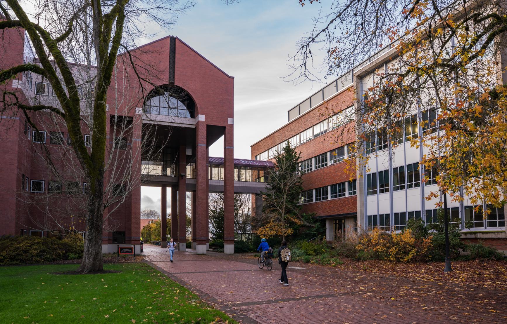 A wide shot of Agriculture and Life Sciences Building, which houses BB