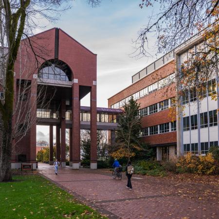 A wide shot of Agriculture and Life Sciences Building, which houses BB
